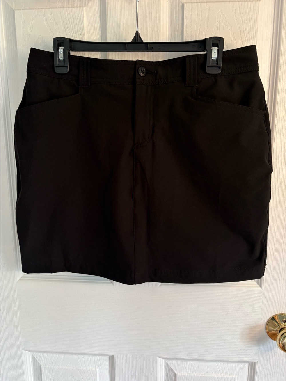 Eddie Bauer Black Adventurer Skort 2.0 Pockets